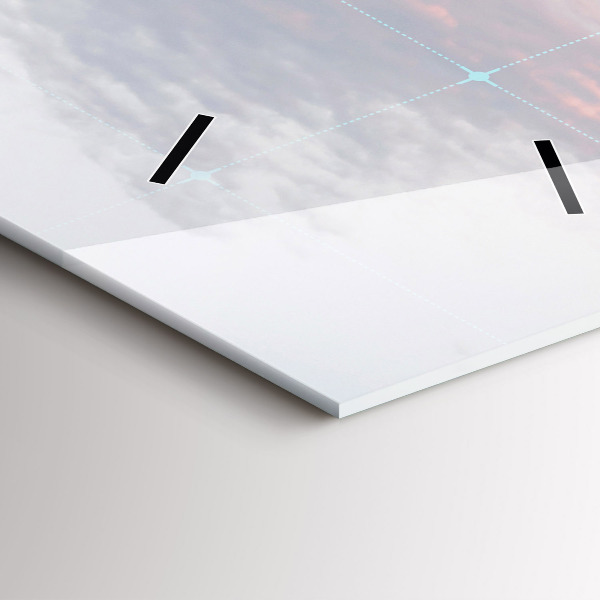 Zegar ścienny pionowy Wieżowce w Philadelphii