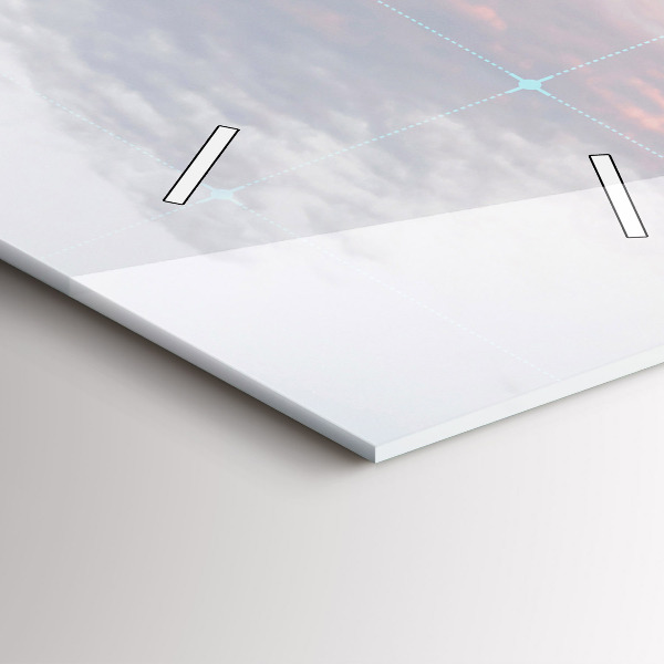 Zegar ścienny pionowy Wieżowce w Philadelphii