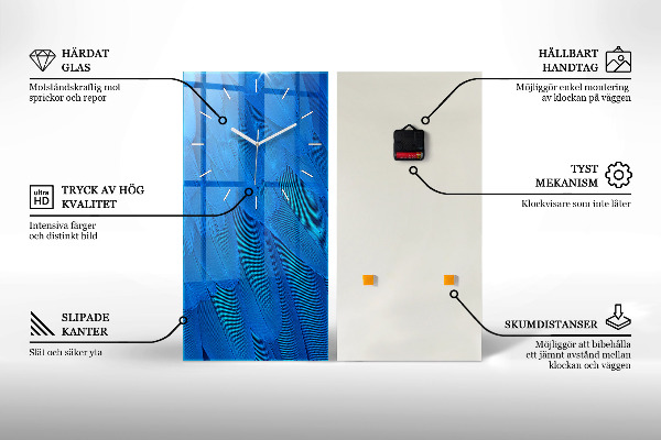 Zegar ścienny pionowy Droga po San Francisco