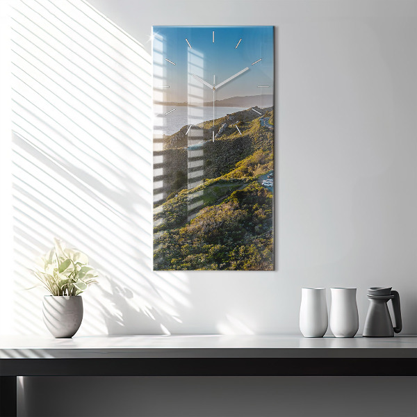 Zegar ścienny pionowy Droga po San Francisco