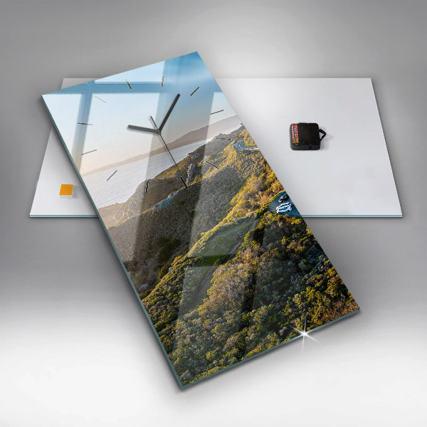 Zegar ścienny pionowy Droga po San Francisco