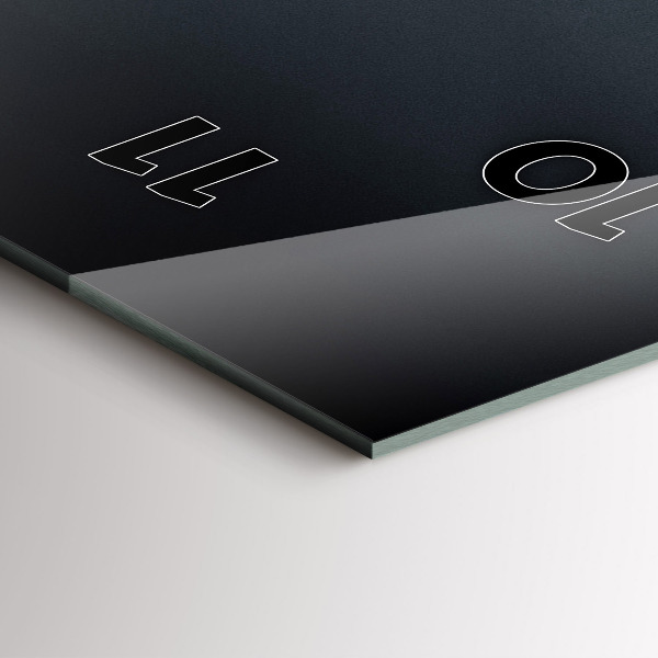 Zegar szklany pionowy Most nocą San Francisco