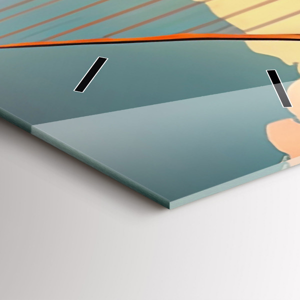 Zegar ścienny pionowy Most w San Francisco