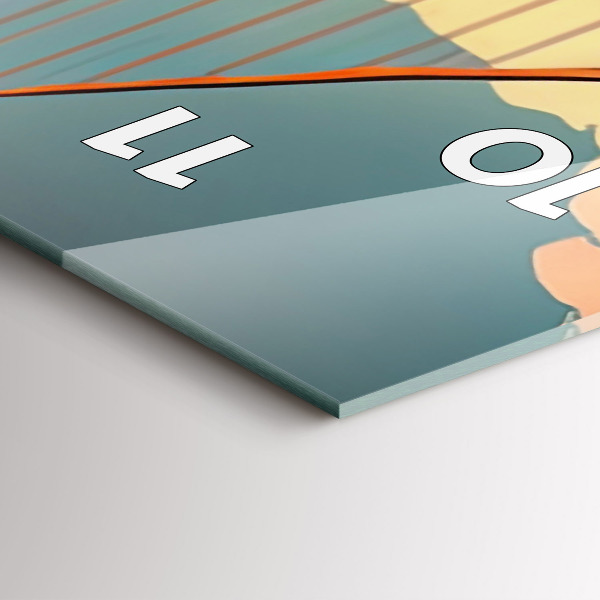 Zegar ścienny pionowy Most w San Francisco