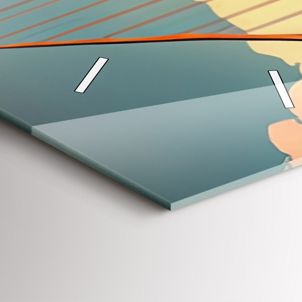 Zegar ścienny pionowy Most w San Francisco