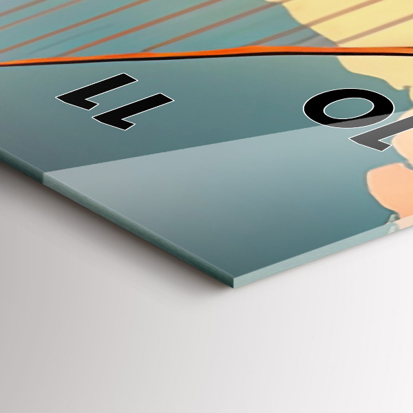 Zegar ścienny pionowy Most w San Francisco