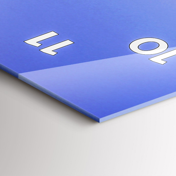 Zegar szklany pionowy Jezioro Kalifornia