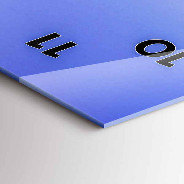 Zegar szklany pionowy Jezioro Kalifornia