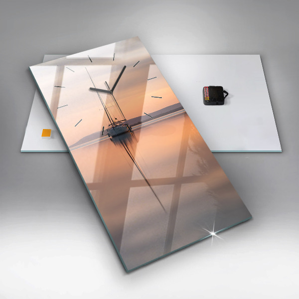 Zegar ścienny pionowy Jezioro Balaton USA