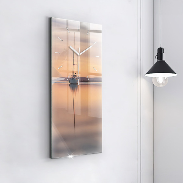 Zegar ścienny pionowy Jezioro Balaton USA