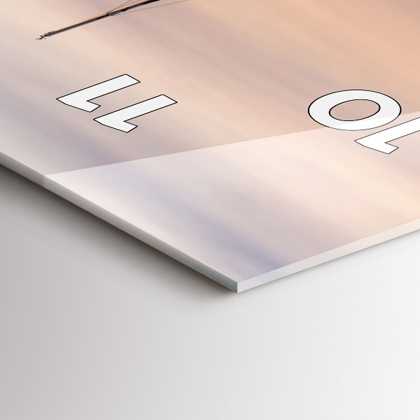 Zegar ścienny pionowy Jezioro Balaton USA