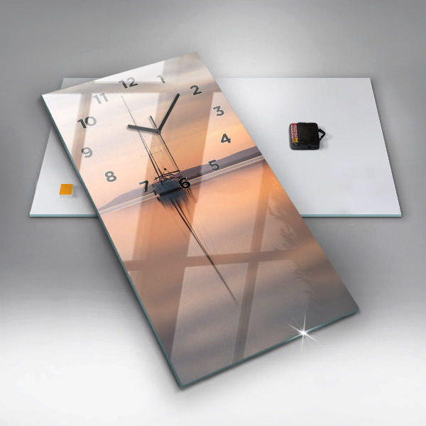 Zegar ścienny pionowy Jezioro Balaton USA