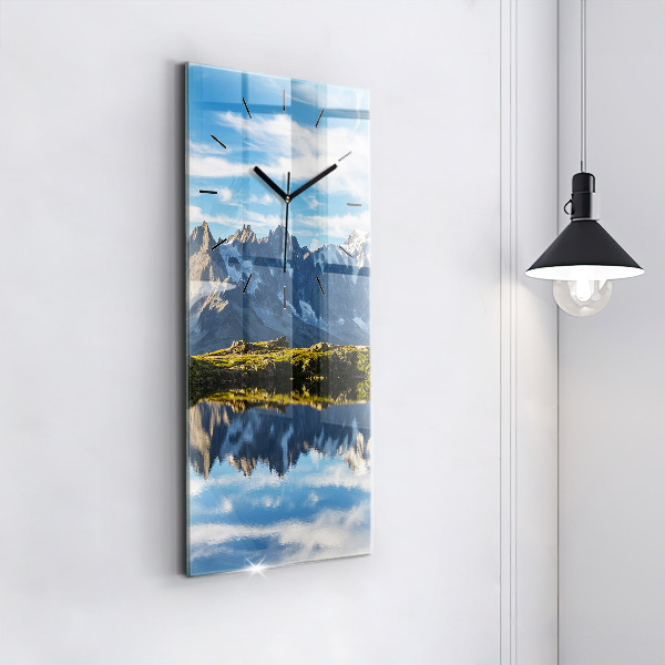 Zegar szklany pionowy Dolina Chamonix, Alpy Francuskie