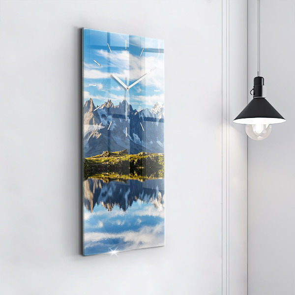 Zegar szklany pionowy Dolina Chamonix, Alpy Francuskie