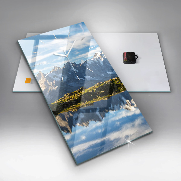 Zegar szklany pionowy Dolina Chamonix, Alpy Francuskie