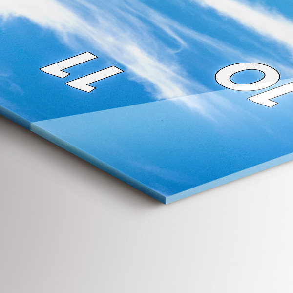 Zegar szklany pionowy Dolina Chamonix, Alpy Francuskie