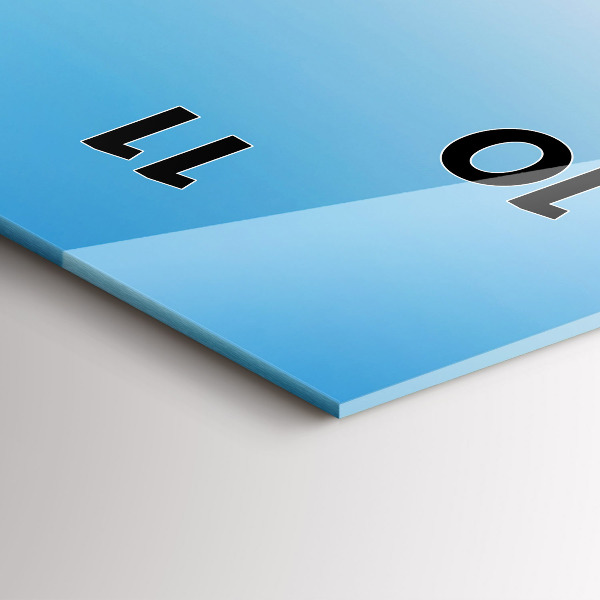 Zegar ścienny pionowy Lodowiec Mont Blanc Chamonix