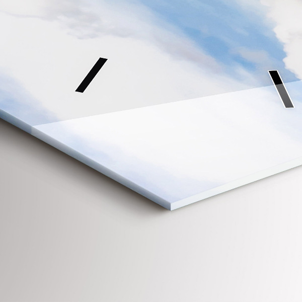 Zegar szklany pionowy Wyspa w Tajlandii