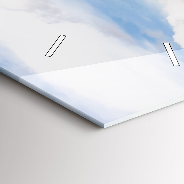 Zegar szklany pionowy Wyspa w Tajlandii