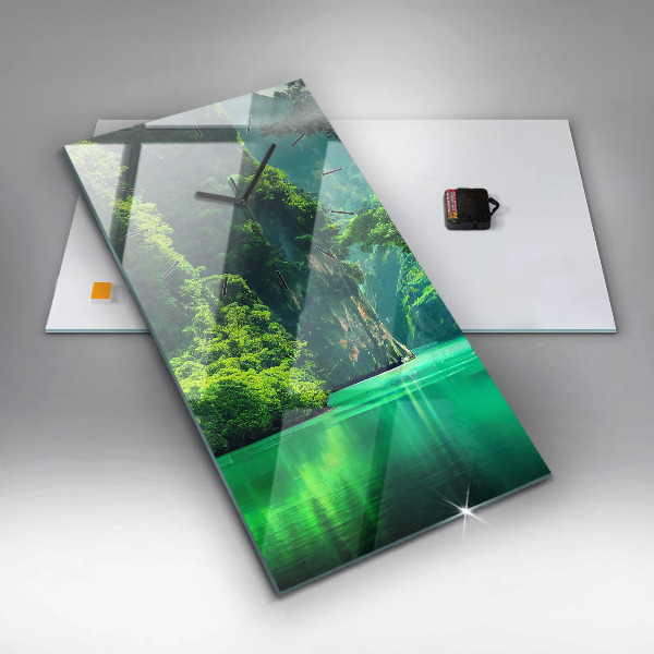 Zegar ścienny pionowy Pejzaż natury Tajlandii