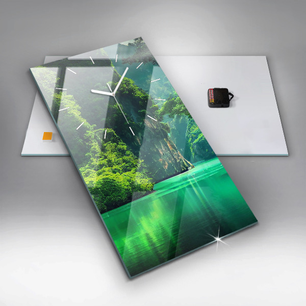 Zegar ścienny pionowy Pejzaż natury Tajlandii