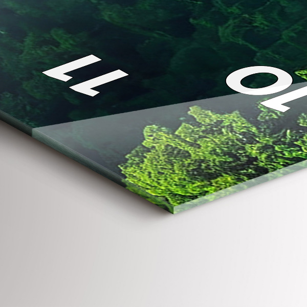 Zegar ścienny pionowy Pejzaż natury Tajlandii