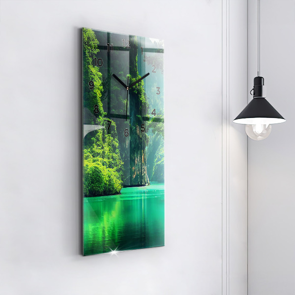 Zegar ścienny pionowy Pejzaż natury Tajlandii