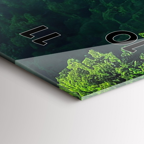 Zegar ścienny pionowy Pejzaż natury Tajlandii