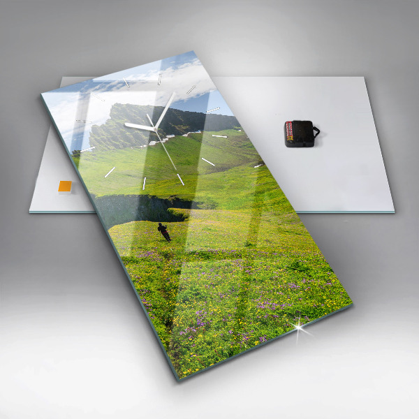 Zegar szklany pionowy Rezerwat Hornstrandir Islandia