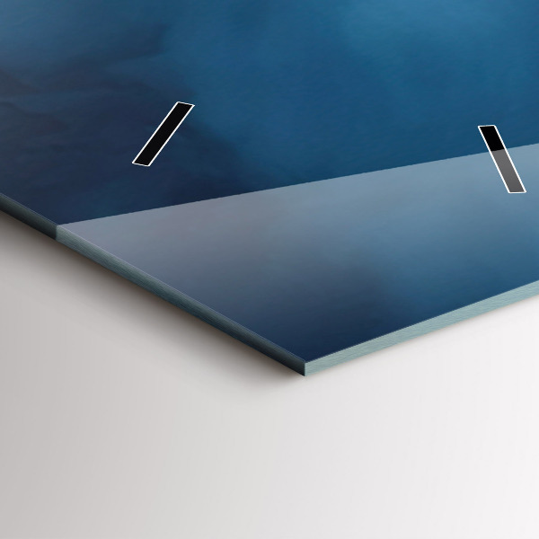 Zegar ścienny pionowy Namiot w górach Islandii