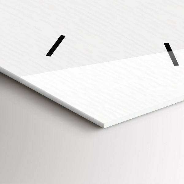 Zegar szklany pionowy Rysunkowe miasteczko