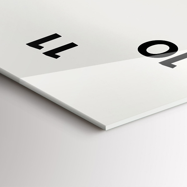 Zegar ścienny pionowy Las Krajobraz