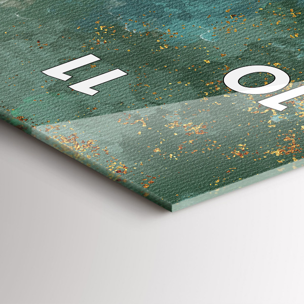 Zegar ścienny pionowy Dekoracyjny wzór