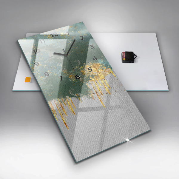 Zegar ścienny pionowy Dekoracyjny wzór