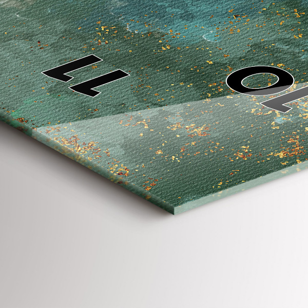 Zegar ścienny pionowy Dekoracyjny wzór