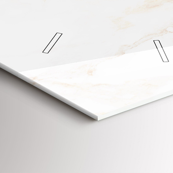 Zegar ścienny pionowy Elegancki marmur