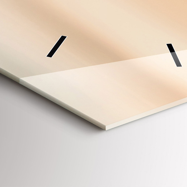 Zegar ścienny pionowy Pole wschód słońca