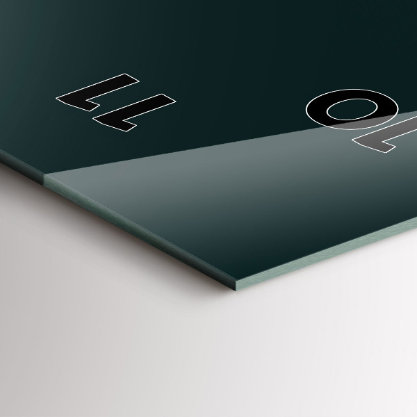 Zegar ścienny pionowy Boisko piłkarskie