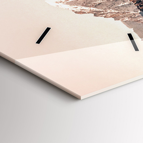 Zegar szklany pionowy Wieloryb woda