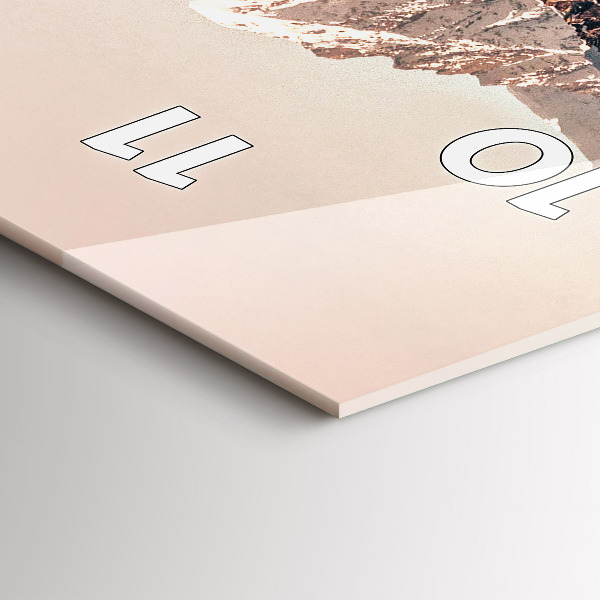 Zegar szklany pionowy Wieloryb woda