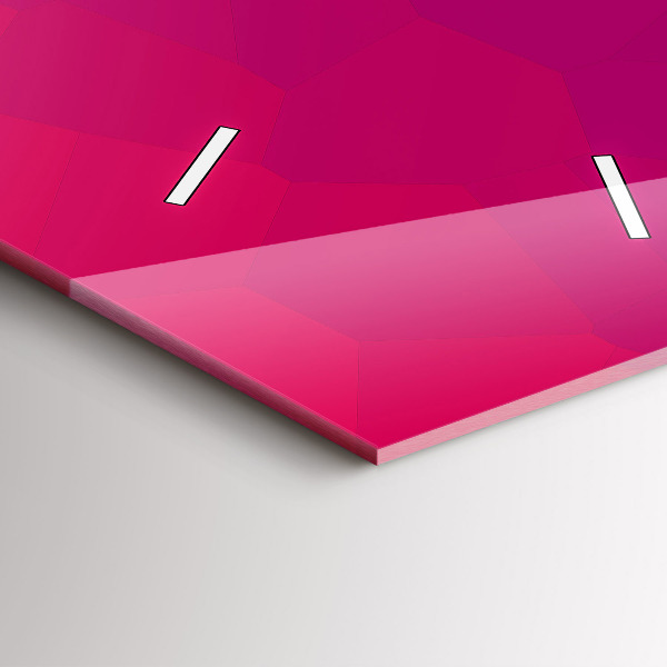 Zegar szklany pionowy Kolorowa abstrakcja