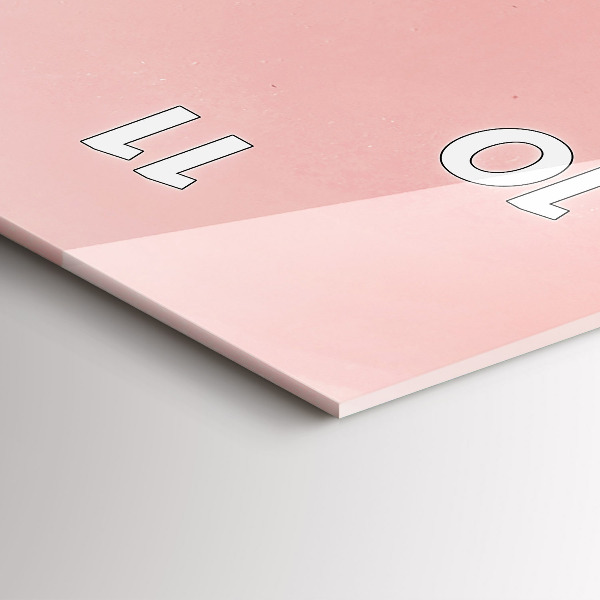 Zegar szklany pionowy Plaża morze piasek