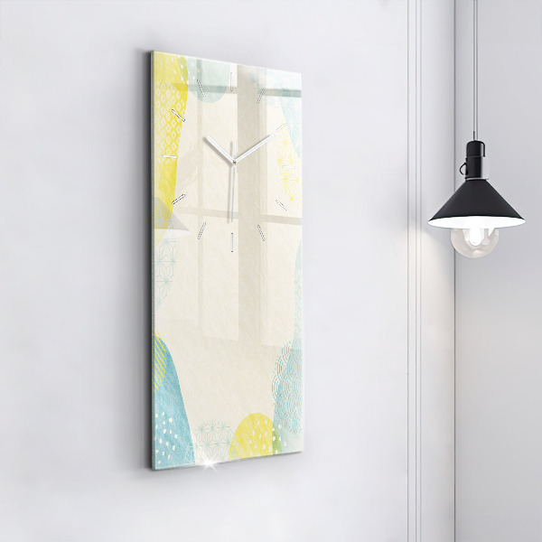 Zegar ścienny pionowy Ramka ze wzorów