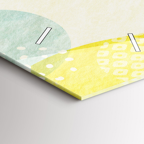 Zegar ścienny pionowy Ramka ze wzorów