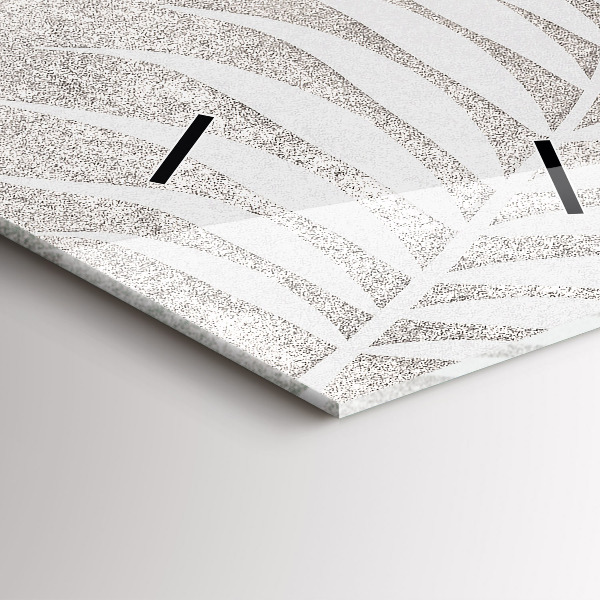 Zegar ścienny pionowy Liść palmowy