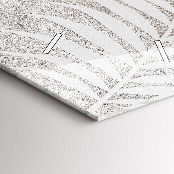 Zegar ścienny pionowy Liść palmowy