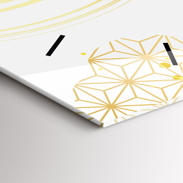 Zegar ścienny pionowy Dekoracyjny wzór