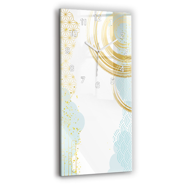 Zegar ścienny pionowy Dekoracyjny wzór