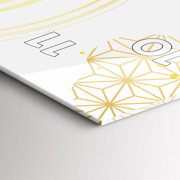 Zegar ścienny pionowy Dekoracyjny wzór