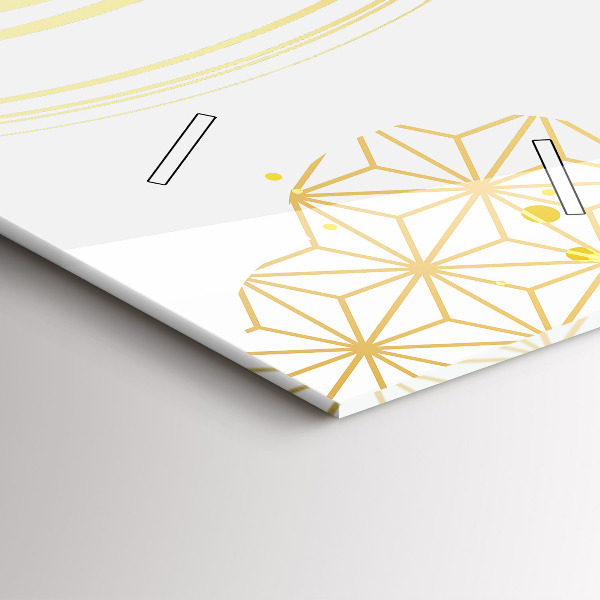 Zegar ścienny pionowy Dekoracyjny wzór